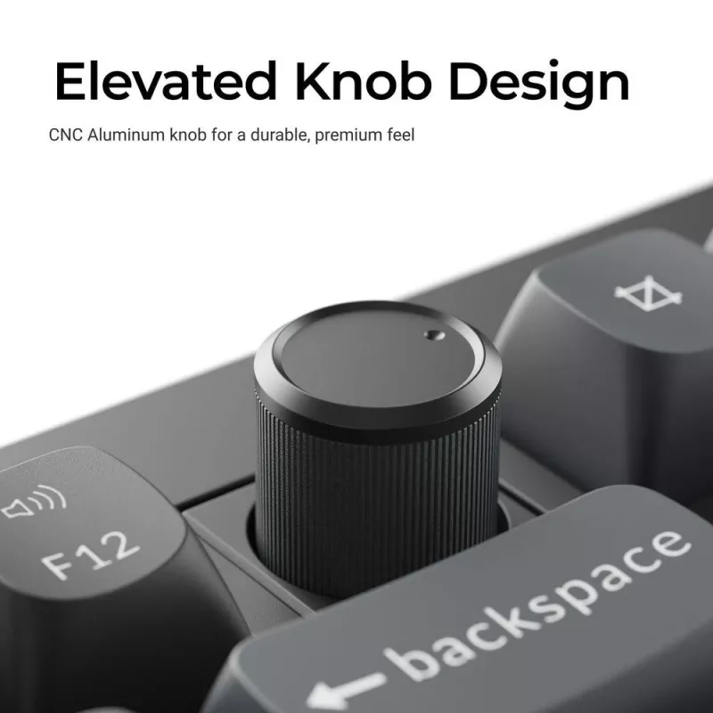 Mechanical full-size keyboard Keychron V6 Ultra 8K — QWERTY, Bluetooth, RGB, Black