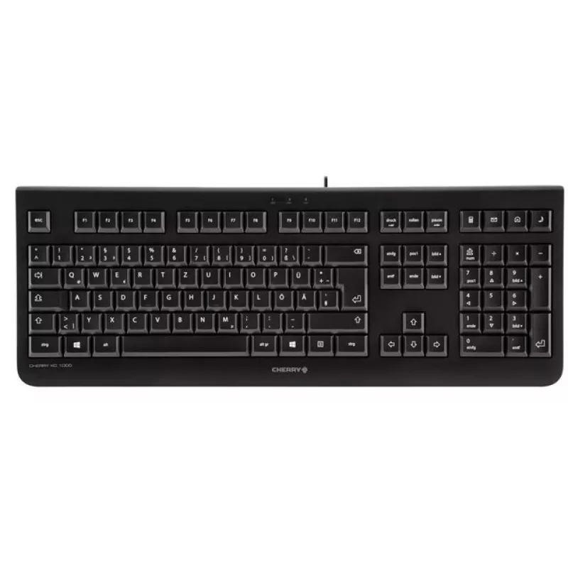 CHERRY KC 1000 keyboard Home USB Swiss Black