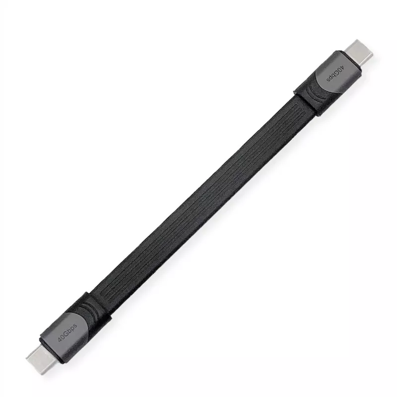 USB cable ROLINE 11029078 USB4 Gen 3x2 0.15 m USB C Black