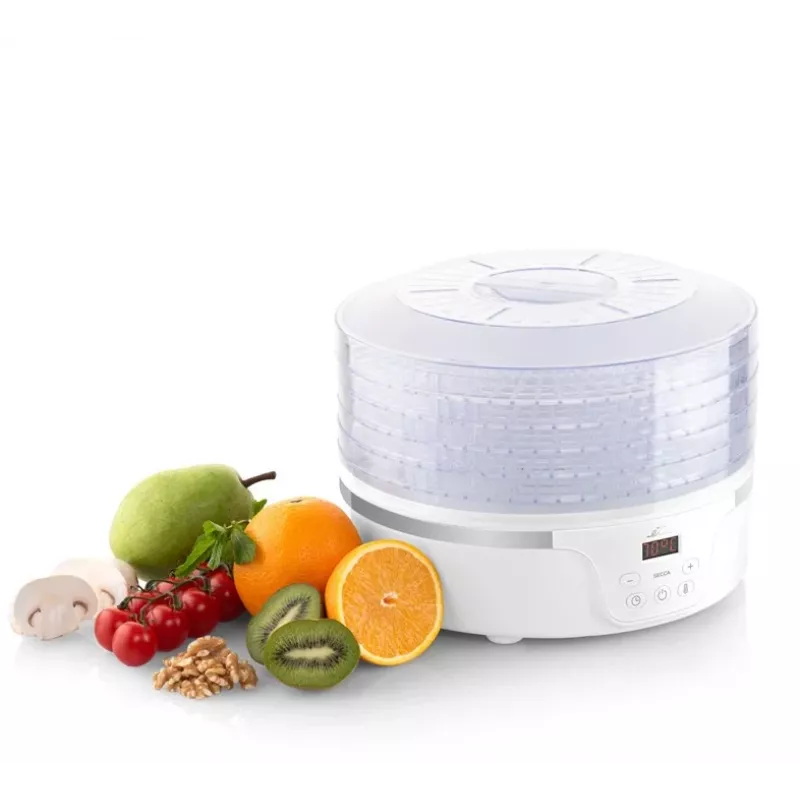 Food dryer ETA Eta SECCA Transparent White 380 W, LED display, 24 h timer, 300×300×220 mm