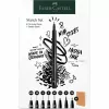 Faber-Castell 267102 fineliner Multi Black 8 pc(s) Round Point