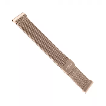 Watch strap FIXED Mesh Strap Fixed 18mm Stainless Steel Quick Release Gold