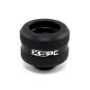 XSPC Connector G1/4 to 14mm Hardtube, black matt - 8 pieces