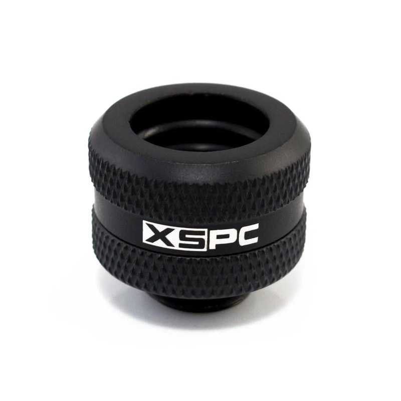 XSPC Connector G1/4 to 14mm Hardtube, black matt - 8 pieces