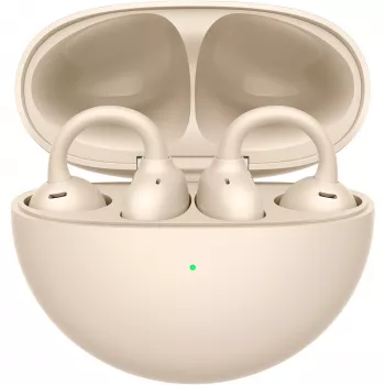 In-ear headset HUAWEI FreeClip — TWS Bluetooth, intraaural, weight 5.6 g, beige