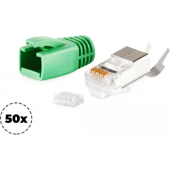 Wire connector RJ-45 ShiverPeaks 72067-50G Green