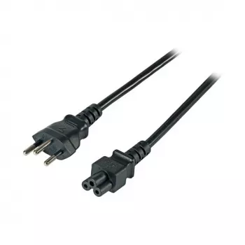 EFB-Elektronik Power Lead Swiss Type 12 - C5 180°, black, 1,8 m, 3 x 0,75 mm² Manufacturer: EFB Elektronik (EK495.1,8V2)