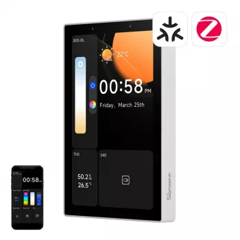 Smart control panel Sonoff NSPanel Pro — Wi‑Fi, Bluetooth, Zigbee, wall-mounted smart home interface