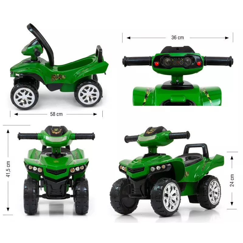 Ride-on toy milly mally Ride-on Monster Military model 27515 for toddlers