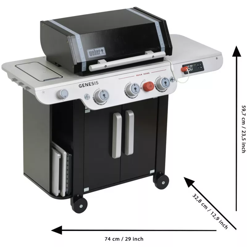 Weber-Grill Genesis aus Wood (MDF), Play Kitchen black/Grey