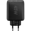 Goobay 65411 Charger for Mobile Devices Headphones - Smartphone - Tablet Black AC Fast Charging Indoor (65411)