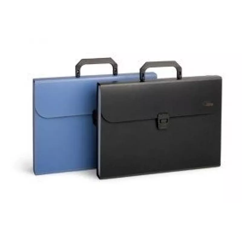 Folder-briefcase, file folder Forpus, A4, blue, 12 + 1 compartments 0822-006