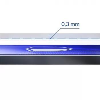Tempered flexible screen protector 3MK FlexibleGlass Pro for Apple iPhone 15 — clear, scratch-resistant