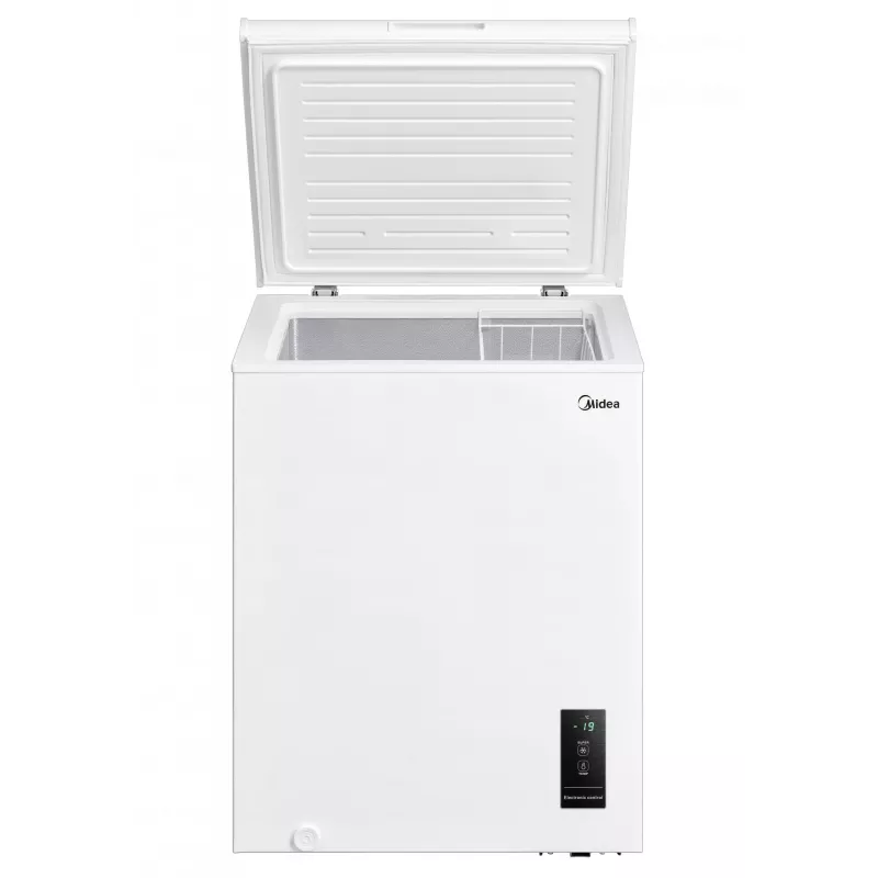 Chest Freezer Midea MDRC152FEE01, 99 L, Energy Class E, 85 cm Height, Freestanding, White