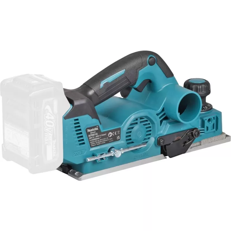 Cordless Planer KP001GZ, 40Volt, Electric Planer Blue/black, without Battery and Charger