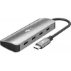 Goobay Slim 4-Port USB-Hub USB-C auf 10 Gbit/s - -Plug> 4x (76565)