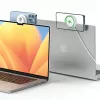 Inductive holder for MacBook MagSafe black