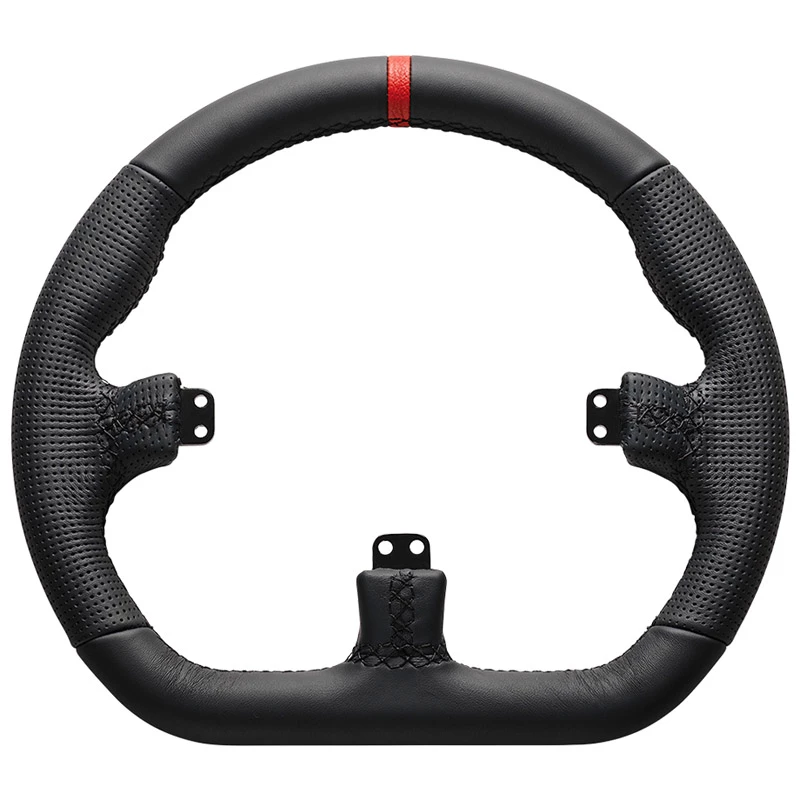 Asetek SimSports GT Rim - Closed D, leather - black