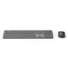 multi device keyboard and mouse set black gre