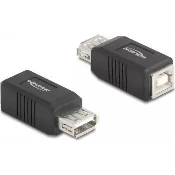 DeLOCK 67203 Cable Gender Changer USB Type-A USB Type-B Black