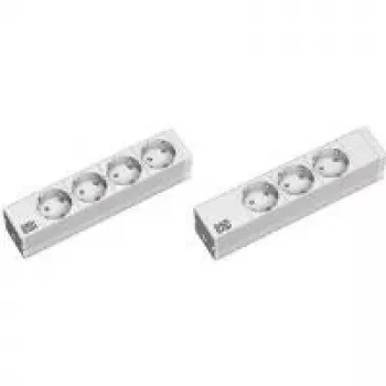 Power extension Bachmann 333.0122 2 m 4 AC outlet(s) White