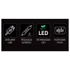 Wired USB Gamepad MANTA SNL63MT Neon Lights — PC controller with USB connection