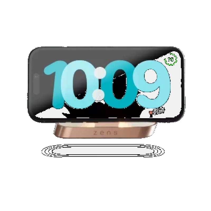 Wireless charger Zens Aluminium Series 20W/15W for Qi‑enabled phones and earbuds