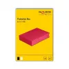 Protection Box DeLOCK 18374 for 3.5 inch HDD red
