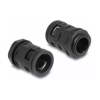 Cable sleeve DeLOCK 60465 Black Plastic 21.2mm 2m