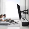Wall TV mount MACLEAN MC-781 for 66–177.8 cm (26–70 inch) screens, tilt -12–2°, VESA 100x100–400x400, max load 45 kg, black