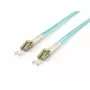 Equip LC/LC Fiber Optic Patch Cable, OM3, 0.5m