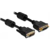 DVI-I Cable DeLOCK 83106 1m Black