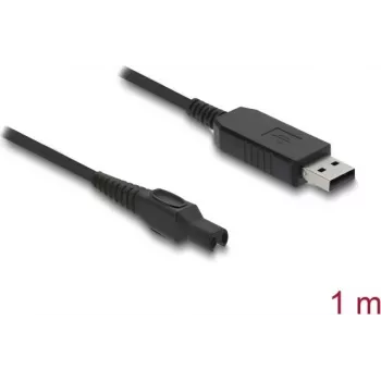 USB charging cable DELOCK 15 V for electric shavers compatible with Philips OneBlade Pro 360 HQ7 HQ8 HQ9