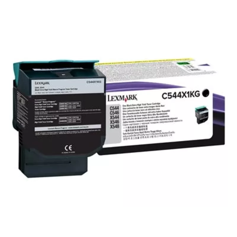 Lexmark C544X1KG - Ink black - for C544dn, C544dtn, C544dw, C544n, X544dn, X544dn RCS, X544dtn, X544dw, X544n