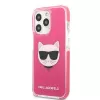 Karl Lagerfeld KLHCP13XTPECPI Iphone 13 Pro Max 6.7 Hardcase Fuchsia/FUSCHIA Choupette Head