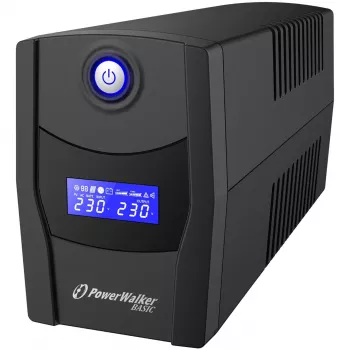 PowerWalker VI 800 STL Line-Interactive 800VA 2AC-Outputs Tower Black Uninterruptible Power Supply (UPS) (10121073)