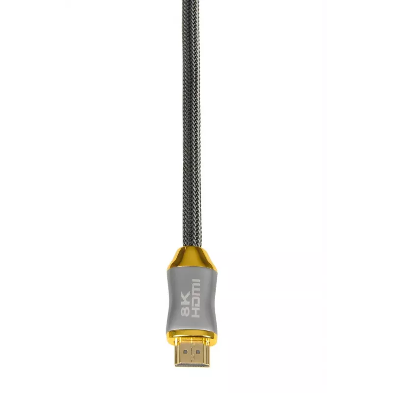 HDMI cable IBOX HD08 2 m, HDMI Type A male–male, HDMI 2.1, silver