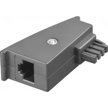 Goobay TAE Adapter, TAE-F-Plug > RJ45-Socket (8P2C), Grey (45736)