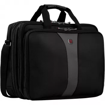 Wenger/SwissGear Legacy 17 notebook case 43.2 cm (17) Briefcase Black, Grey