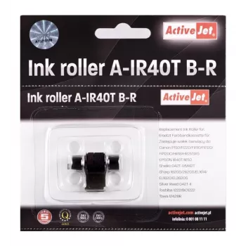 Printer ink roller ActiveJet A-IR40T for inkjet printers, Supreme version, red printing, pack of 5