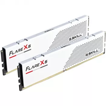 G.Skill Flare X5 F5-6000J2836G32GX2-FX5W, 64 GB, 2 x 32 GB, DDR5, 6000 MHz, 288-... - G.Skill Flare X5 F5-6000J2836G32GX2-FX5W. Komponente für: PC