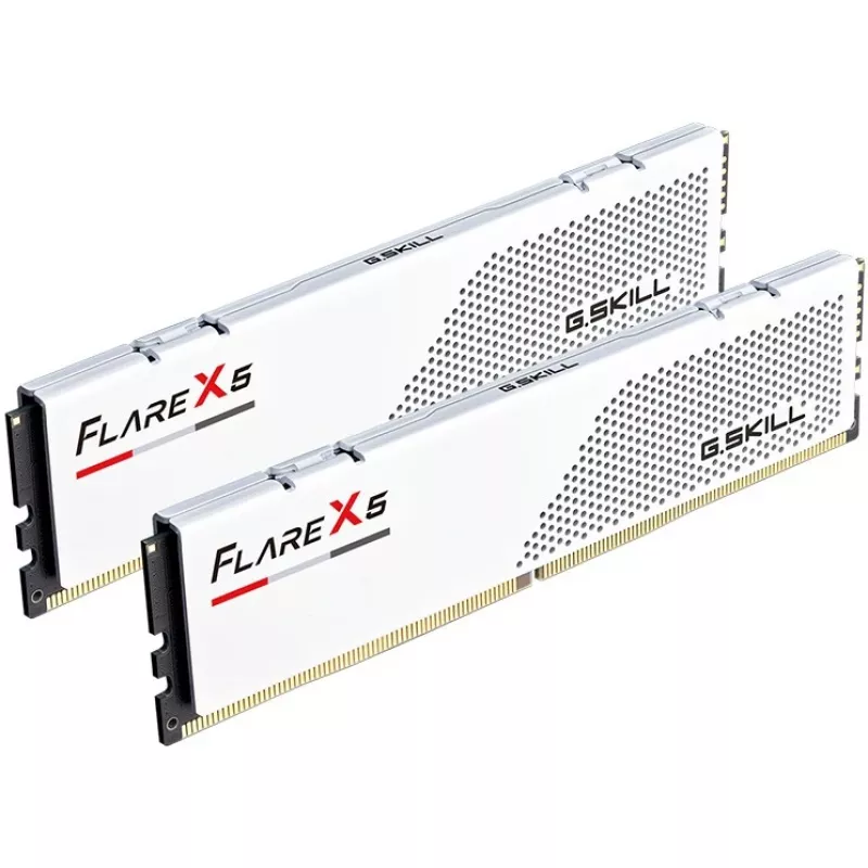 G.Skill Flare X5 F5-6000J2836G32GX2-FX5W, 64 GB, 2 x 32 GB, DDR5, 6000 MHz, 288-... - G.Skill Flare X5 F5-6000J2836G32GX2-FX5W. Komponente für: PC
