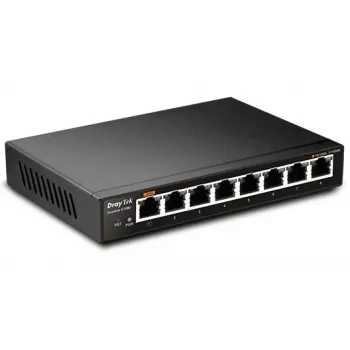 Unmanaged L2 Gigabit Ethernet Switch Draytek VigorSwitch G1080 Black