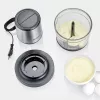 Electric Food Chopper Severin KM 3867 1 L 400 W Black Silver Transparent