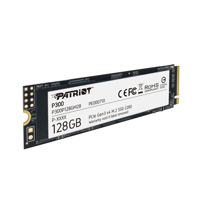Patriot Memory P300P128GM28 Internal Solid State Drive M.2 128 GB PCI Express NVMe