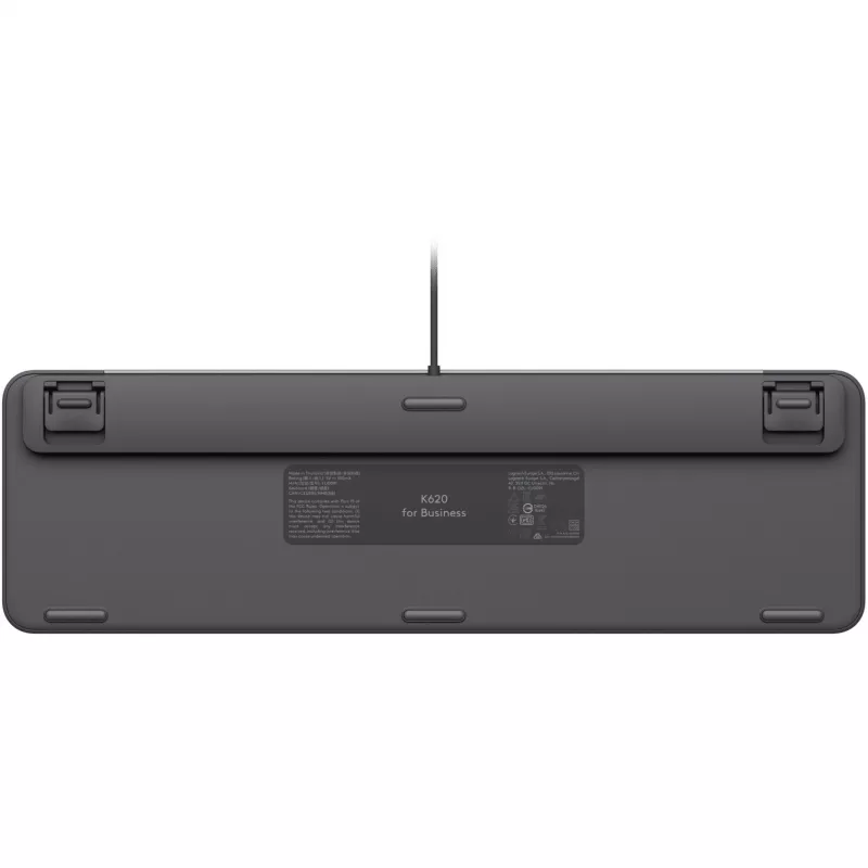 LOGITECH Signature Slim K620 Wired Keyboard for Business - GRAPHITE - US INT'L - USB - N/A - INTNL-973 - USB-C