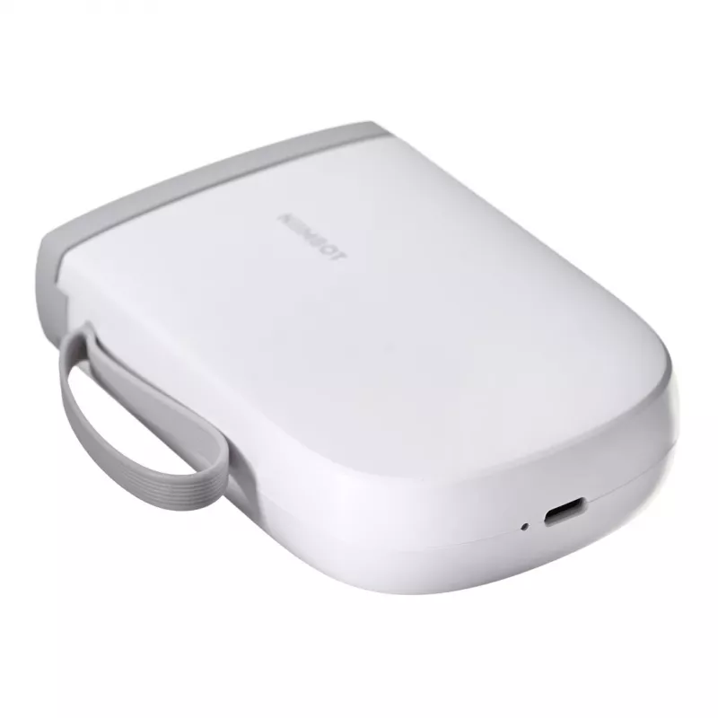 Portable label printer NIIMBOT D11H white with Bluetooth — compact handheld labeler