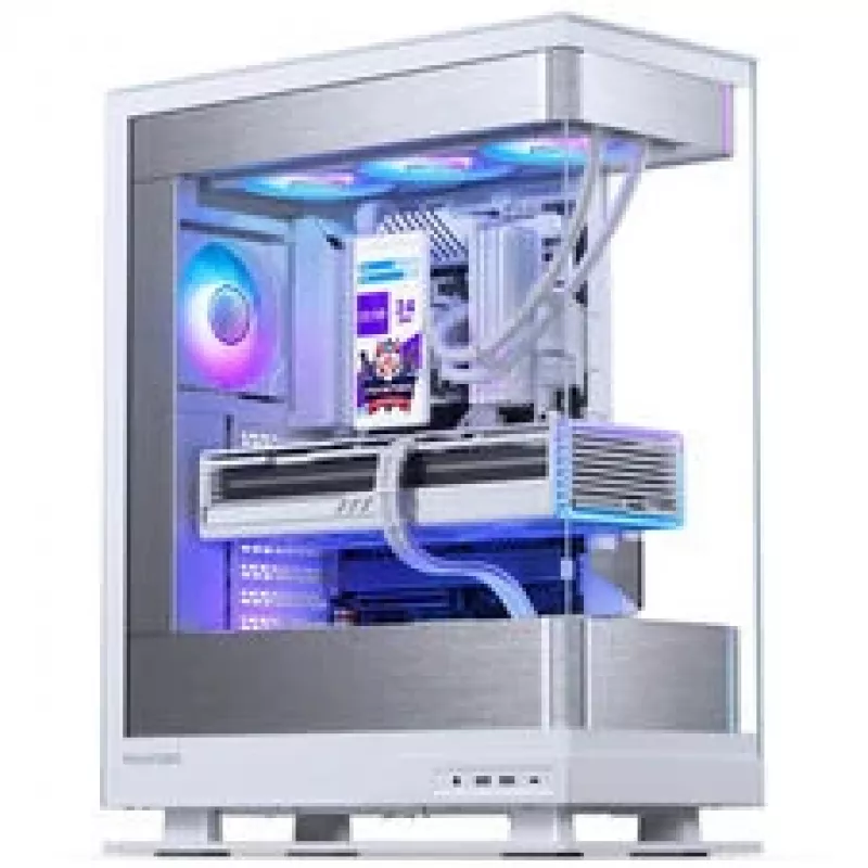 Phanteks Glacier One 360M25 LCD AiO-Liquid Cooling, 6-inch-Display - 360mm, White