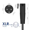 Akyga AK-EV-03 E-Bike & E-Scooter Charger for 36 V Batteries, 42 V / 2 A, 84 W, XLR 3-pin Male, 1 m