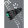 Set of hex key wrenches with ball end